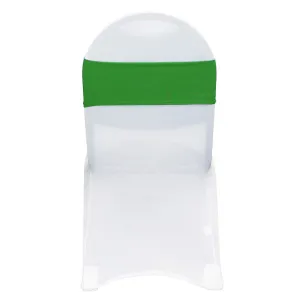 (10 Pack) Spandex Chair Bands in Emerald Green