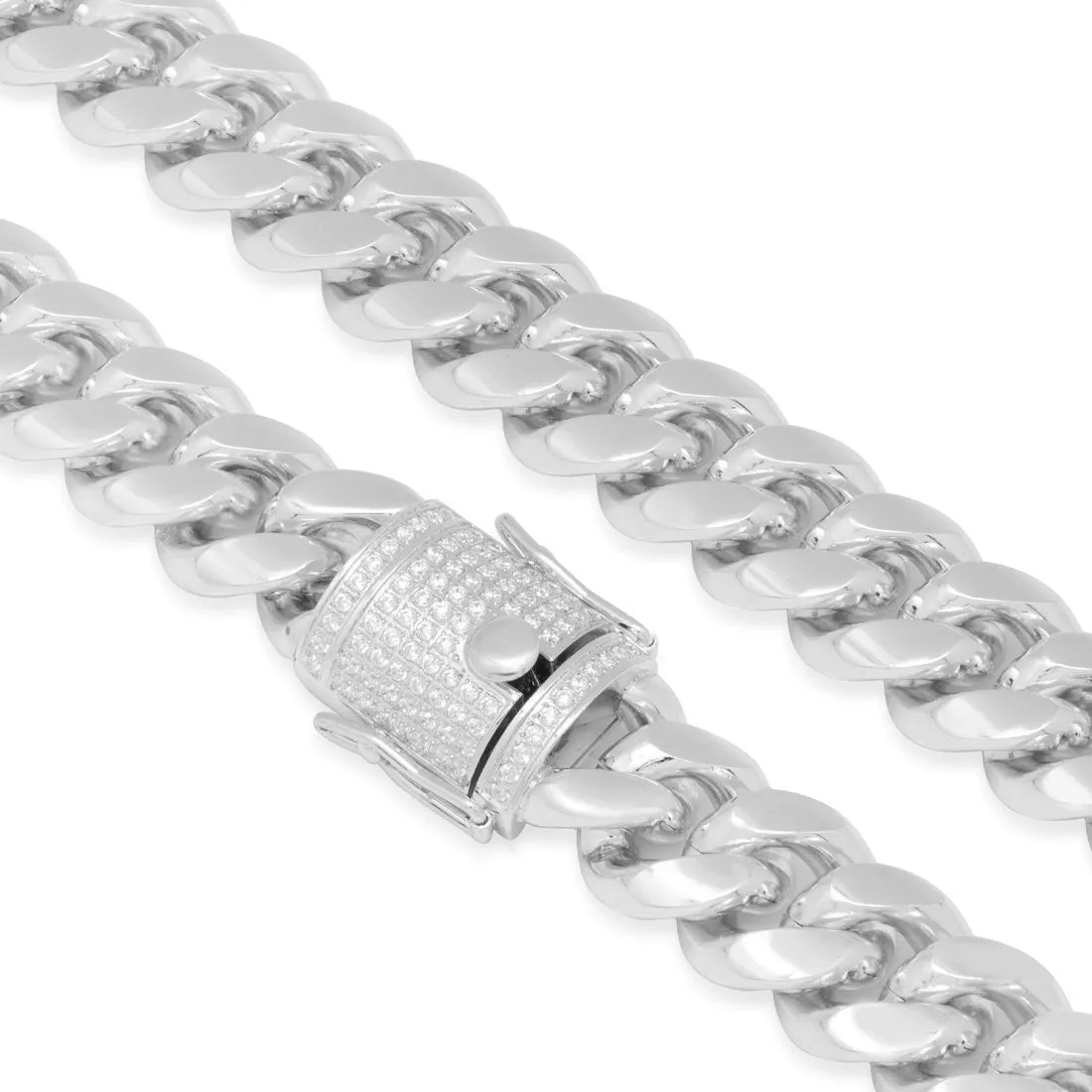 18mm Stainless Steel Miami Cuban Curb Chain