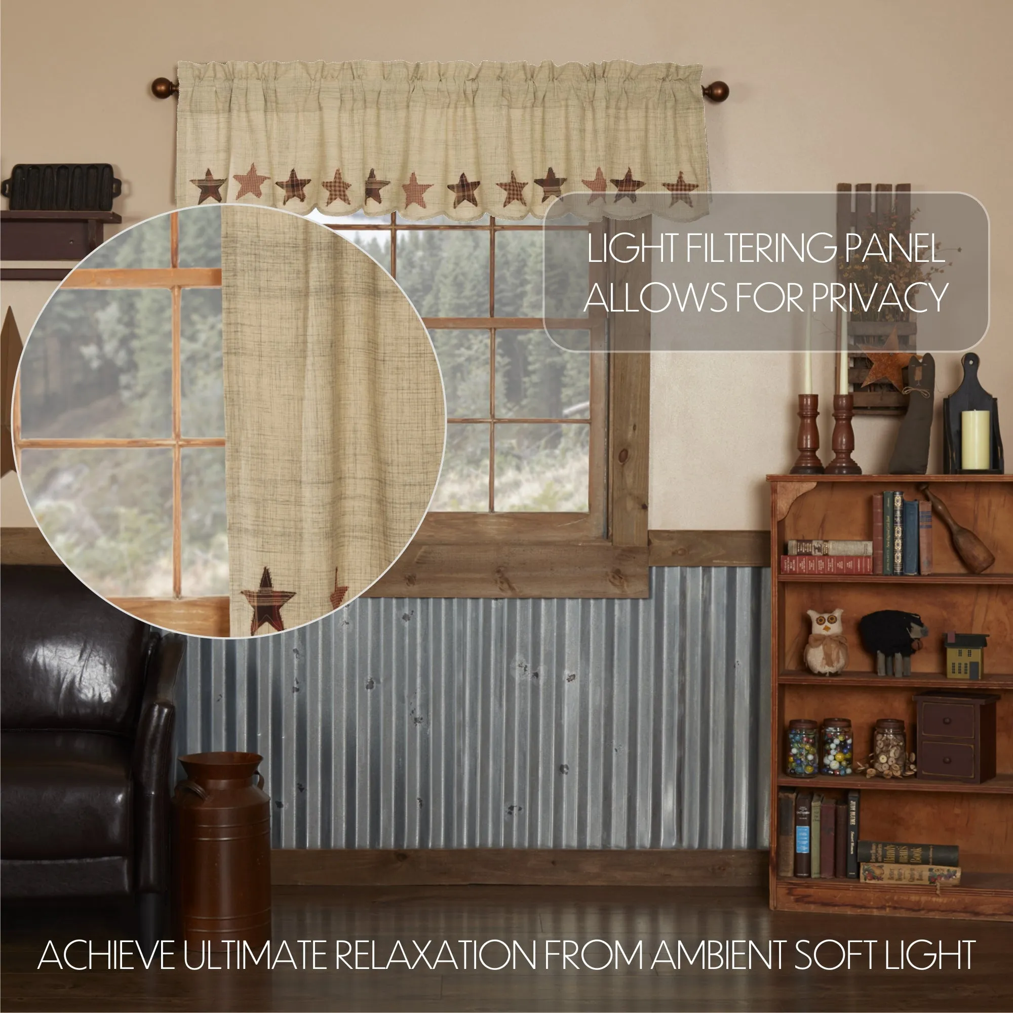 Abilene Star Valance