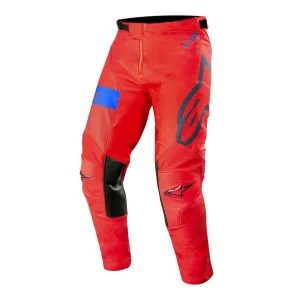 Alpinestars Racer Tech Atomic Motocross Pants, Red/Navy