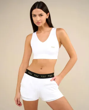 Brassière de sport blanche VICTORY