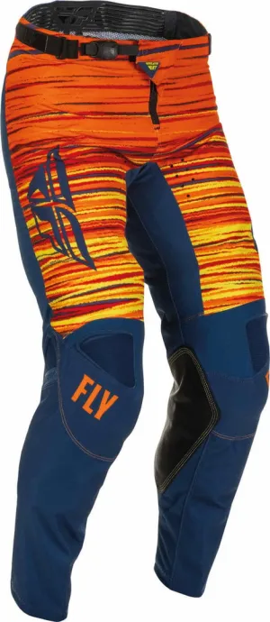 Fly Racing Kinetic Wave motocross pants, red-yellow/blue