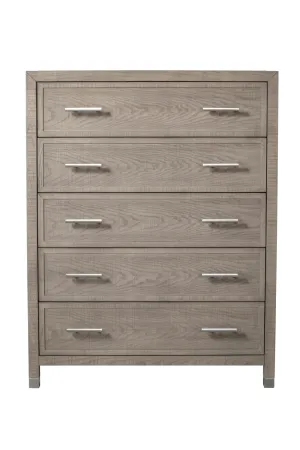 Gray Ash Five Drawer Chest | Andrew Martin Raffles