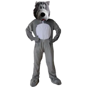 Gray Wolf Mascot - Adults