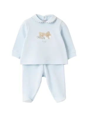 Light Blue Baby Set with Bears