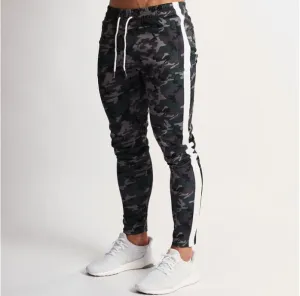 Men's camouflage track pants