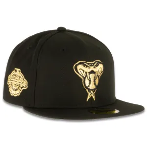 MLB Arizona Diamondbacks New Era Black & Gold 59FIFTY Fitted Hat