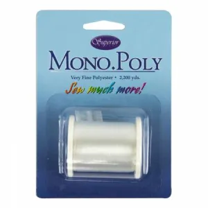 MonoPoly Invisible Polyester Thread .004mm 2200yds