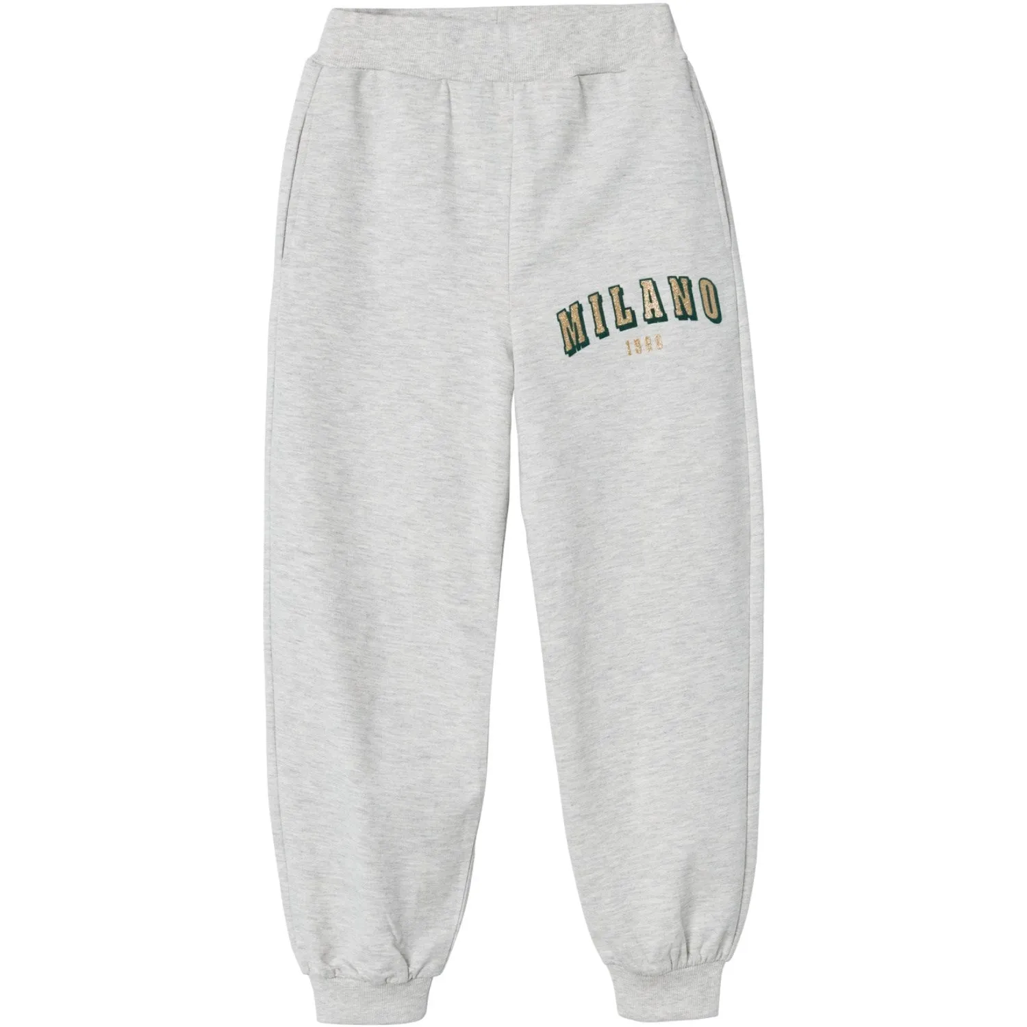 Name It Light Grey Melange Losefine Loose Sweatpants