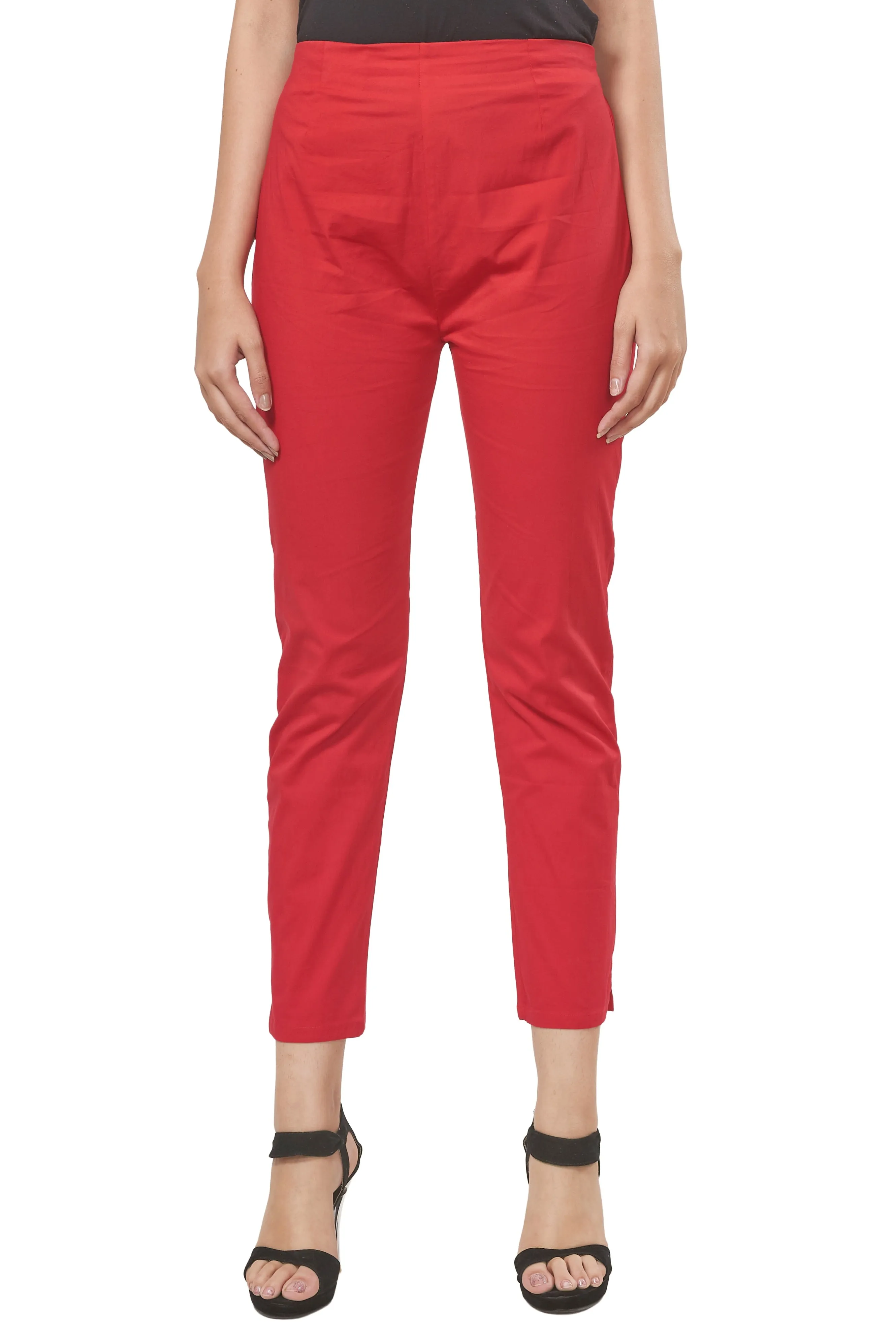 Pencil Pants : Plus Size (Poppy Red)