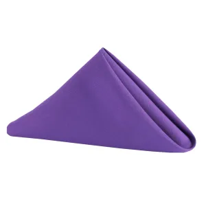 Polyester Napkin 20"x20" - Purple