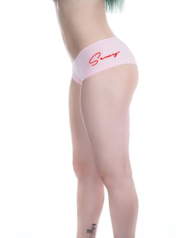 "Sexy"  - Women's Cotton Spandex Shortie