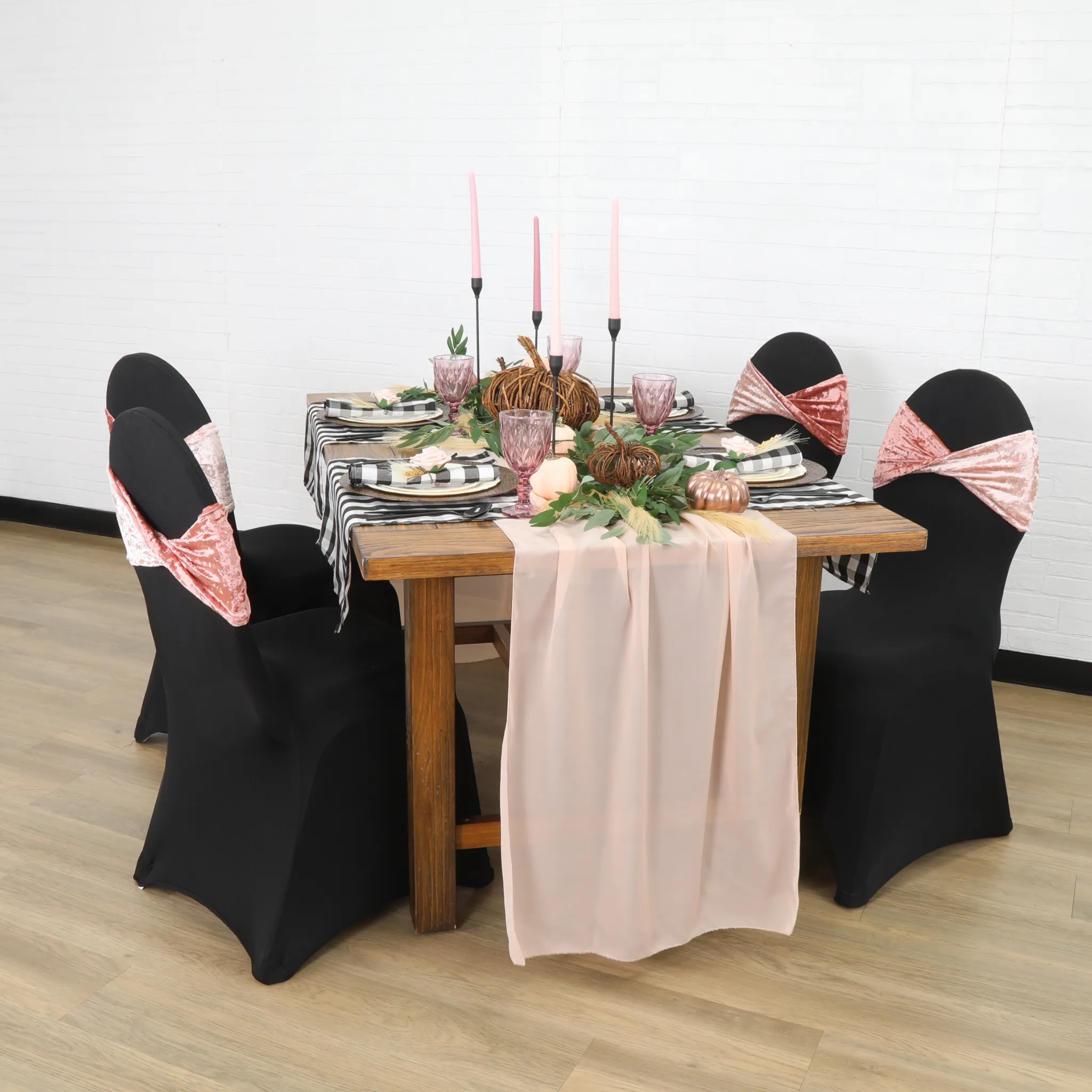 Spandex Banquet Chair Cover - Black