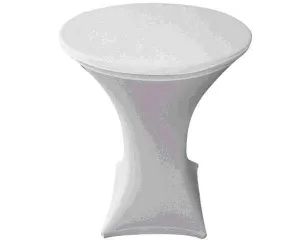 Spandex Cover 42" Tall X 30" Diameter White