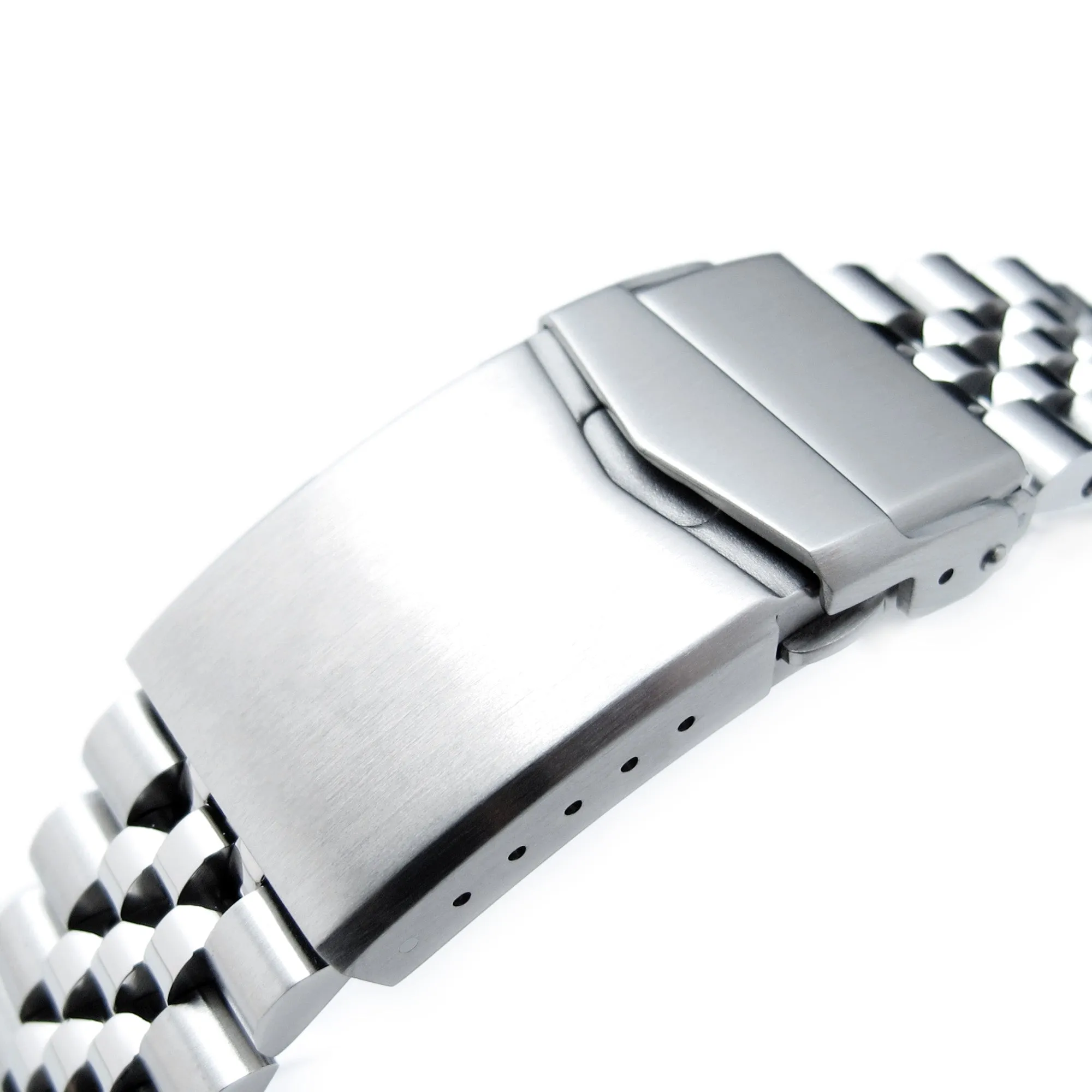 Super-J Louis JUB Gen 'R' for Seiko 5 Sports 42.5mm V-Clasp, Brushed with Polished Center