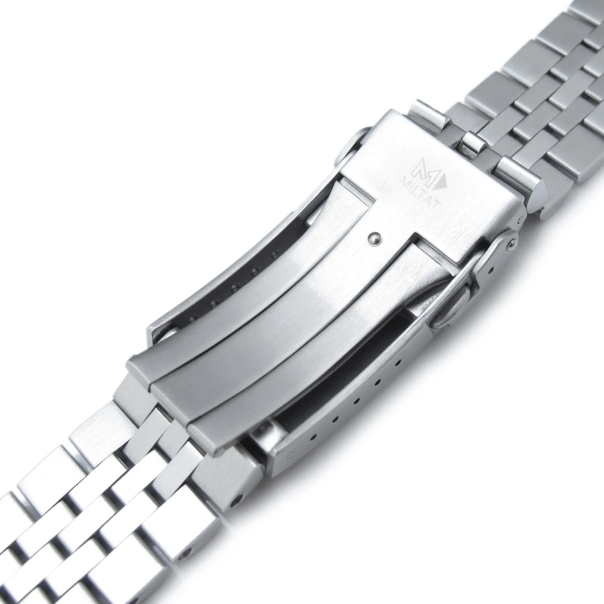 Super-J Louis JUB Gen 'R' for Seiko 5 Sports 42.5mm V-Clasp, Brushed with Polished Center