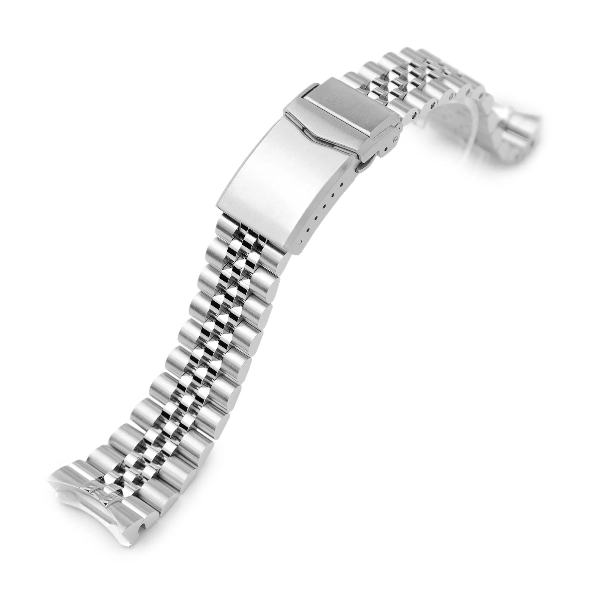 Super-J Louis JUB Gen 'R' for Seiko 5 Sports 42.5mm V-Clasp, Brushed with Polished Center