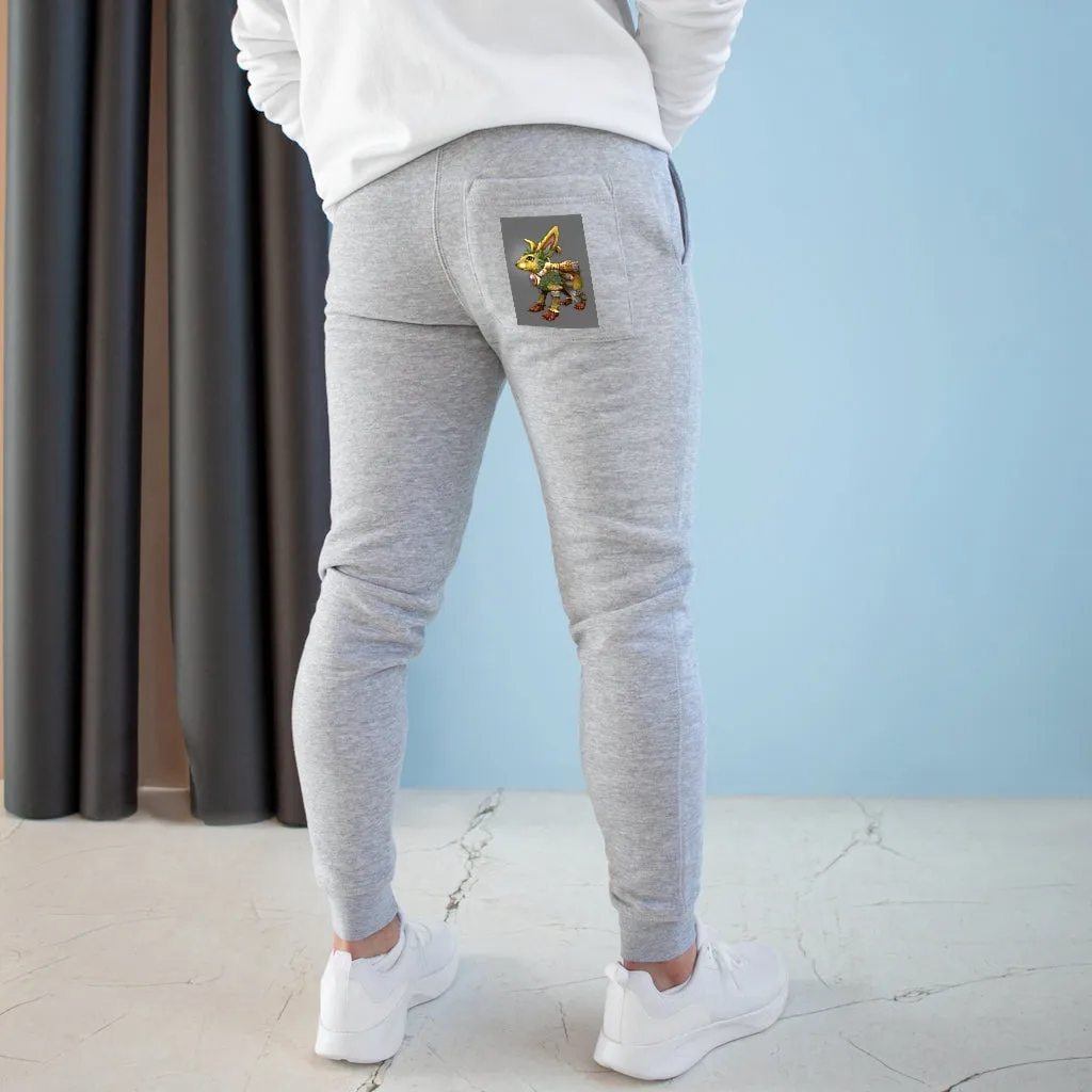 Yellow Amara Premium Fleece Joggers