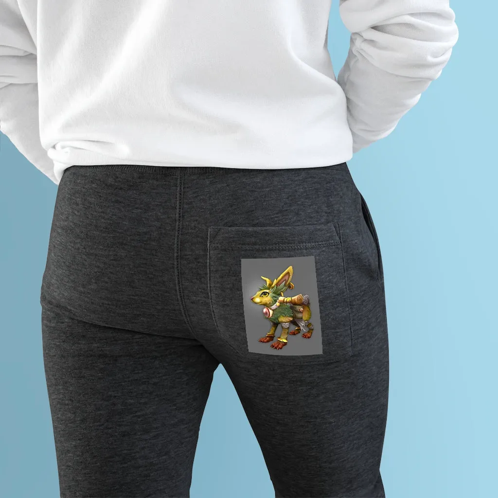 Yellow Amara Premium Fleece Joggers