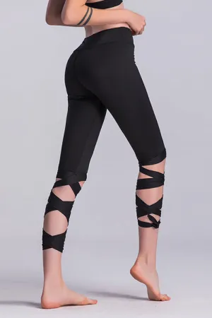 Yoga Tied Cross-leg Leggings