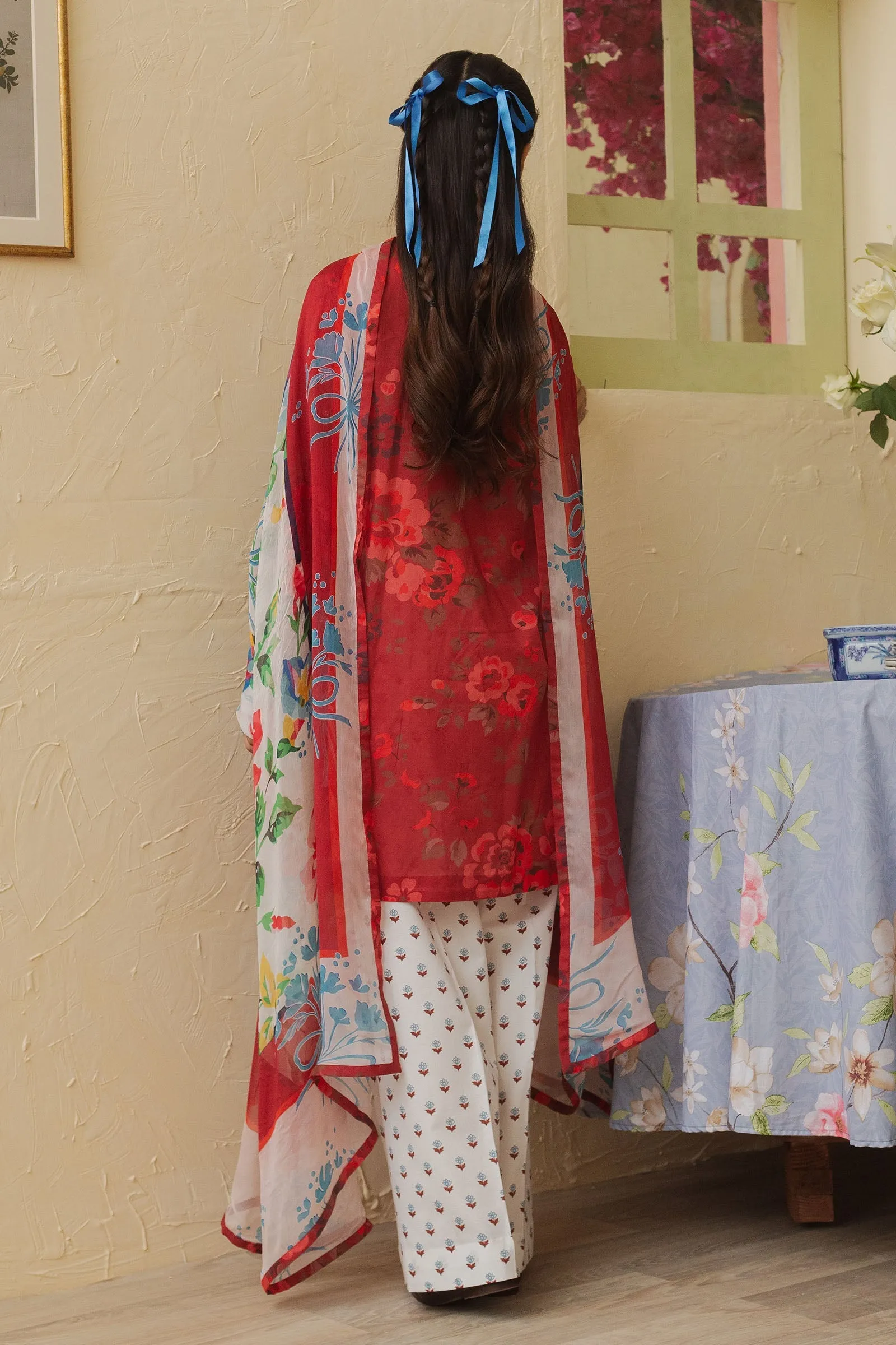 Zara Shahjahan Coco Prints Vol-II – POMEGRANATE-D9